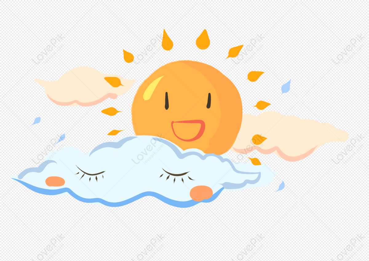 Cartoon Cute Cloudy Weather Sun Clouds PNG Transparent Image And Clipart  Image For Free Download - Lovepik | 401399927