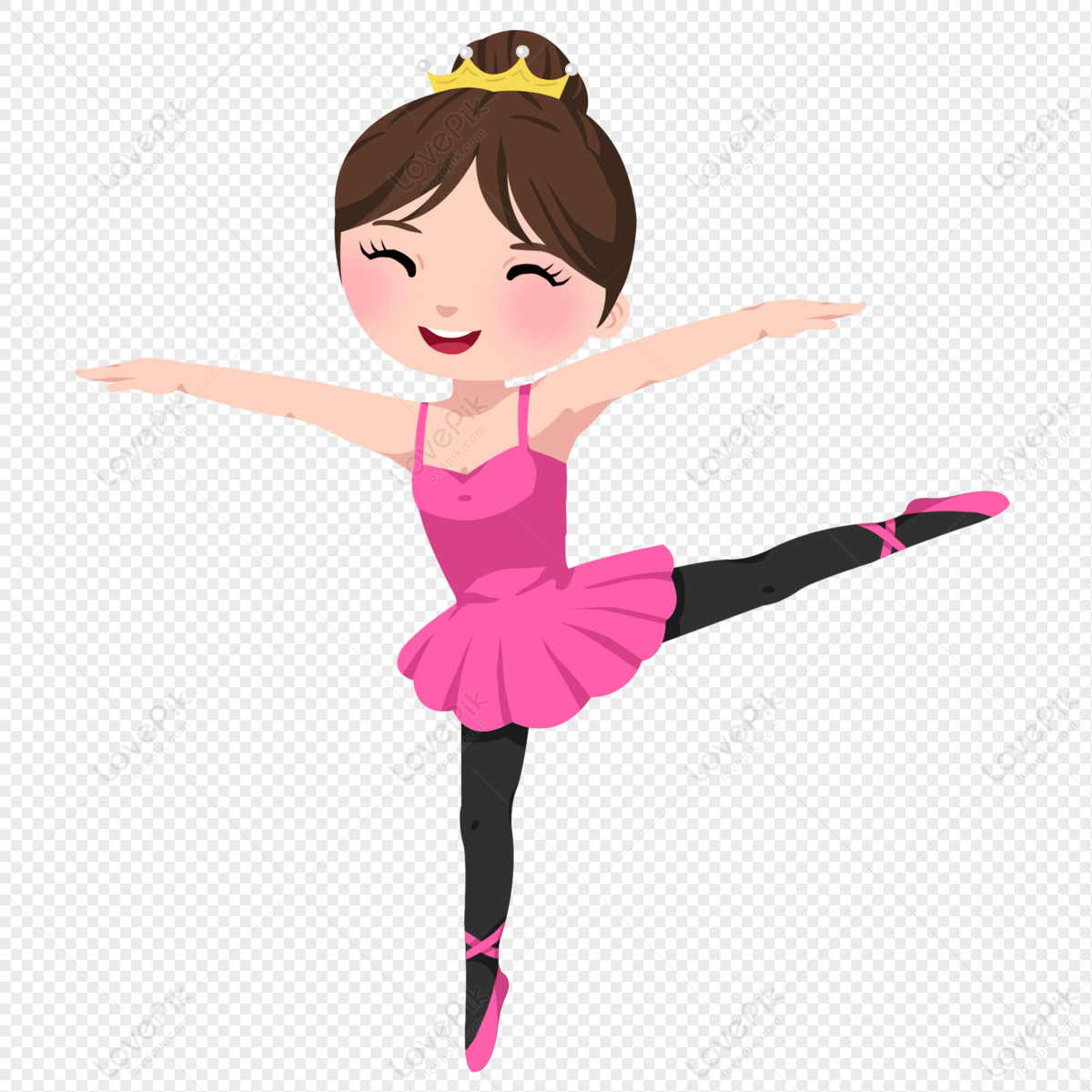 Cartoon Dancing Girl PNG Transparent And Clipart Image For Free Download -  Lovepik | 401480186