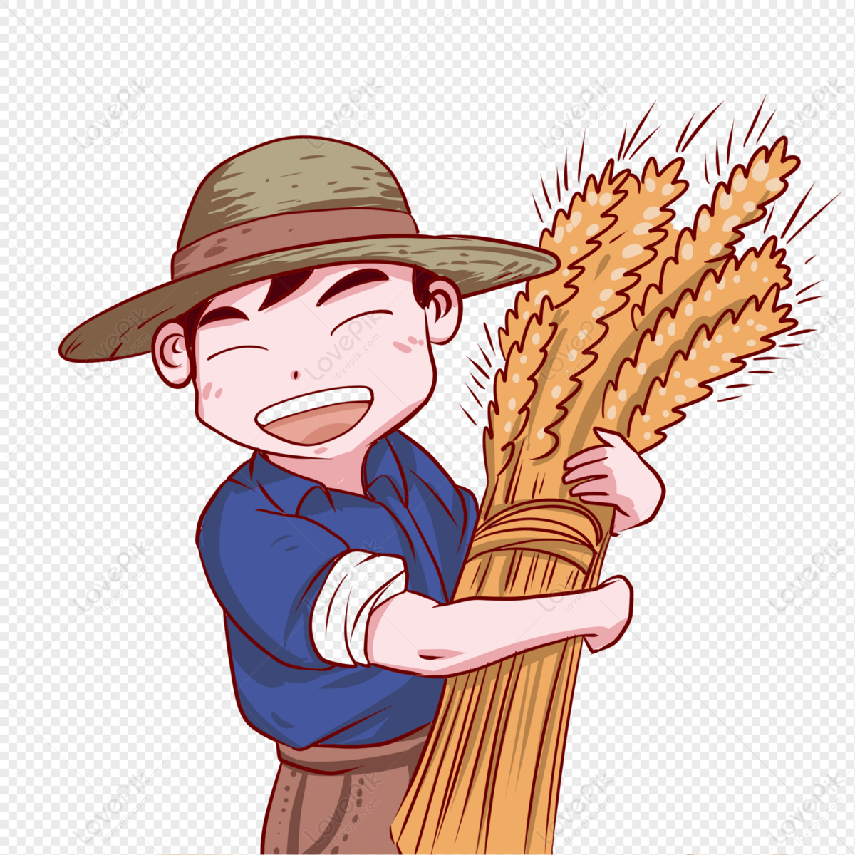 Cartoon Farmer PNG Transparent Background And Clipart Image For Free  Download - Lovepik | 401405610