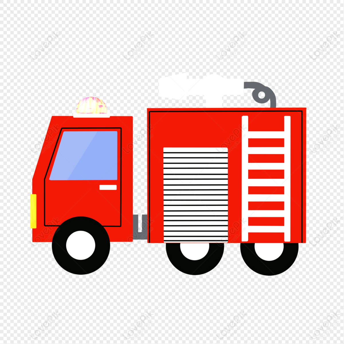 Cartoon Fire Truck PNG Transparent Background And Clipart Image For Free  Download - Lovepik | 401466940