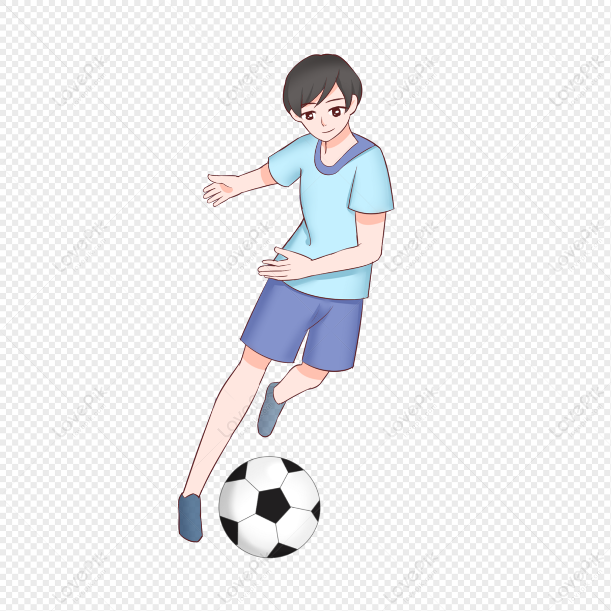 Cartoon Football Player Cartoon World Cup PNG Image Free Download And  Clipart Image For Free Download - Lovepik | 401408821