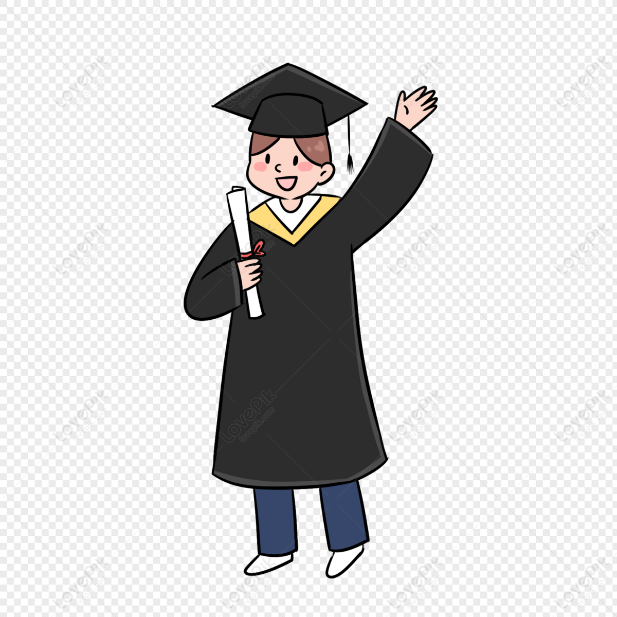 free christmas bulldog clipart graduation