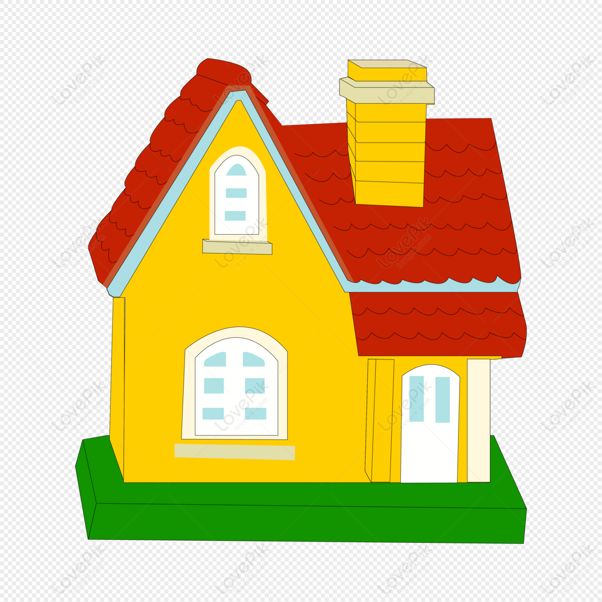 Cartoon Hand Drawn Colorful House PNG Transparent Image And Clipart Image  For Free Download - Lovepik | 401408187