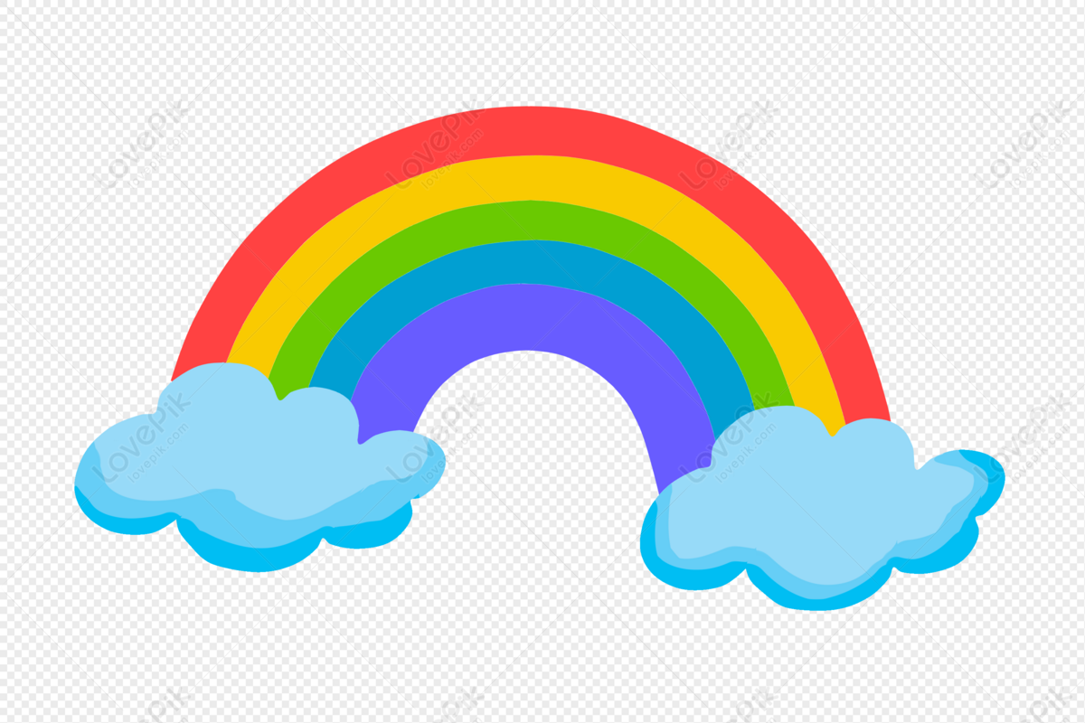 Cartoon Rainbow PNG Transparent Background And Clipart Image For Free  Download - Lovepik | 401465460
