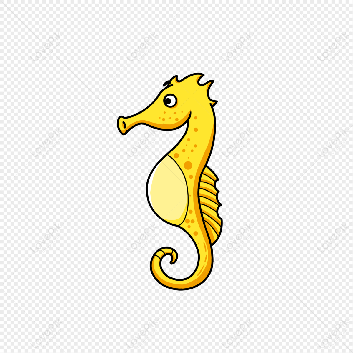 Cartoon Seahorse PNG Picture And Clipart Image For Free Download - Lovepik  | 401389845