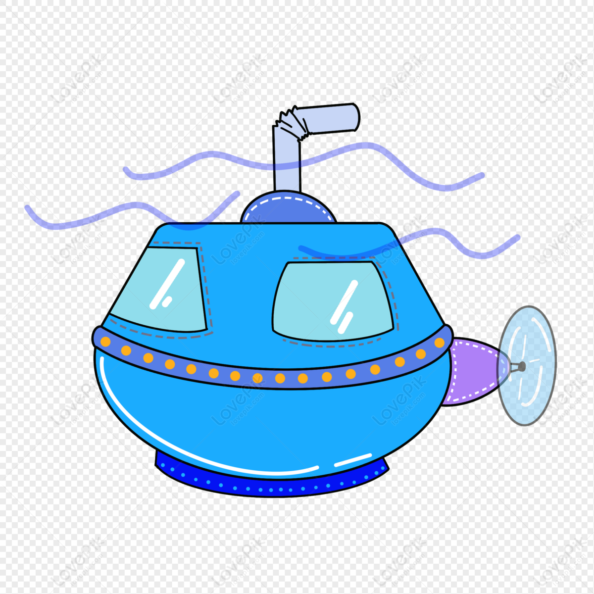 Submarine Cartoon Images, HD Pictures For Free Vectors Download -  