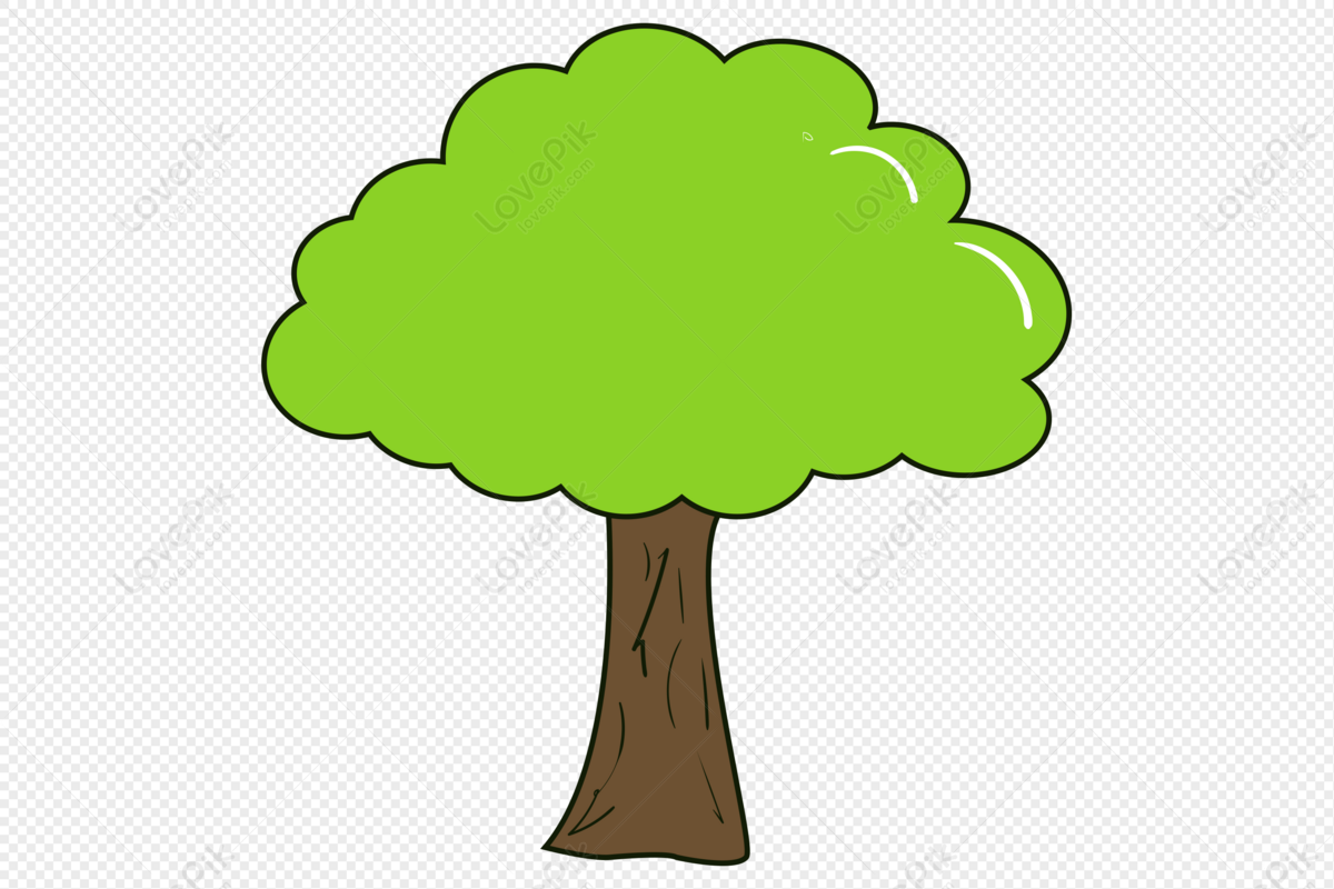 Cartoon Tree PNG Transparent And Clipart Image For Free Download - Lovepik  | 401485926