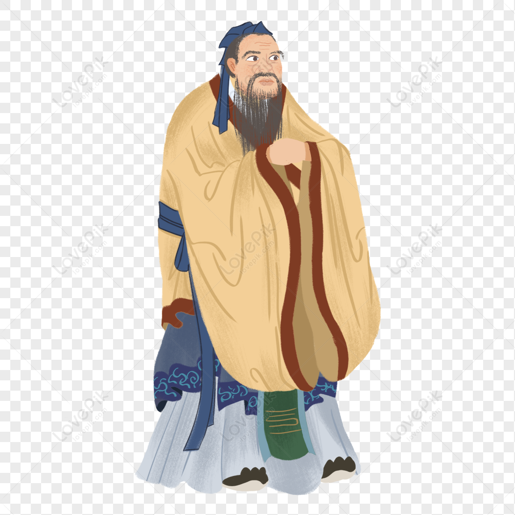 Confucius, Characters, Ancient, Commemoration PNG Transparent ...