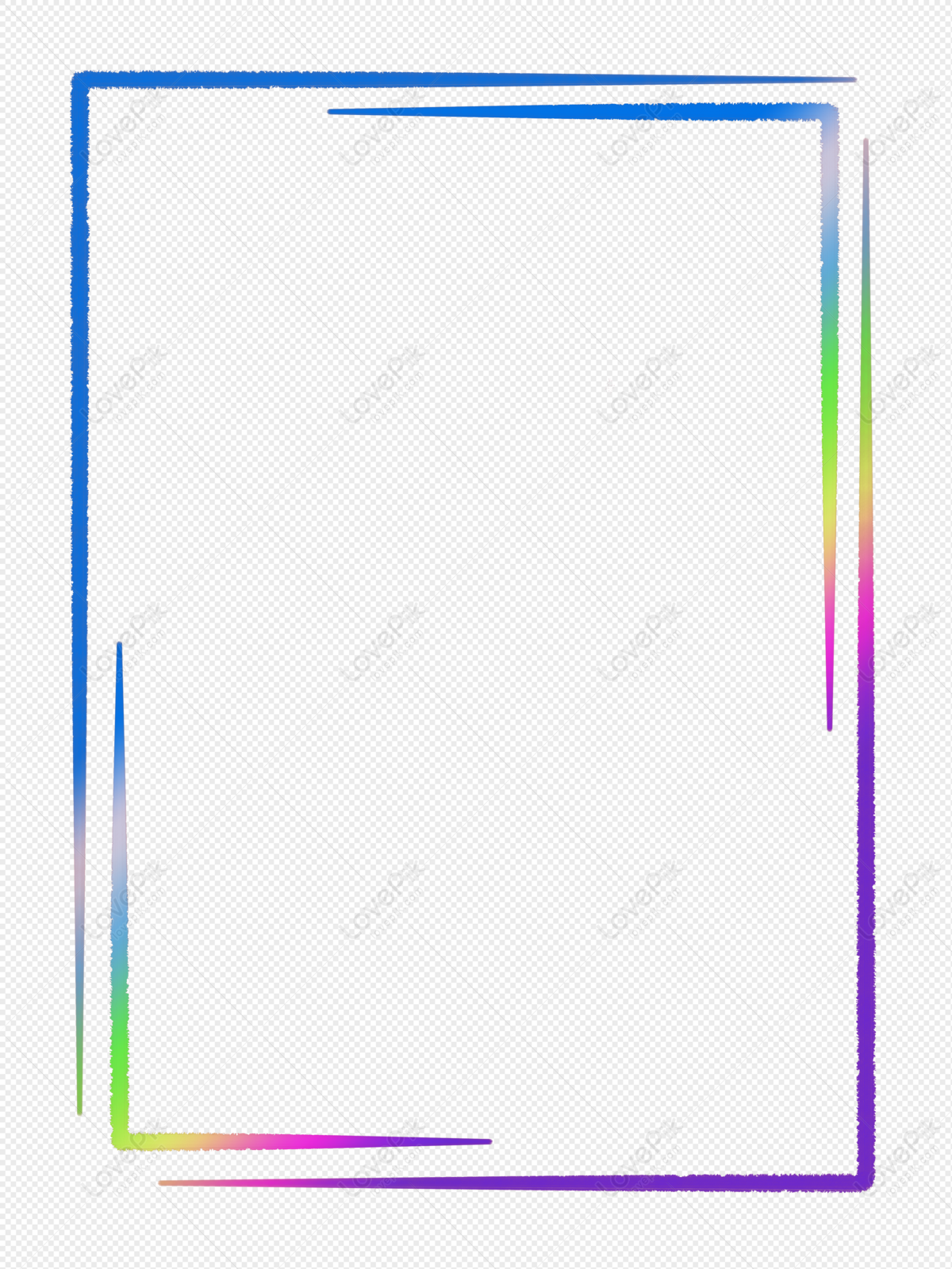 Colorful Border Line Design