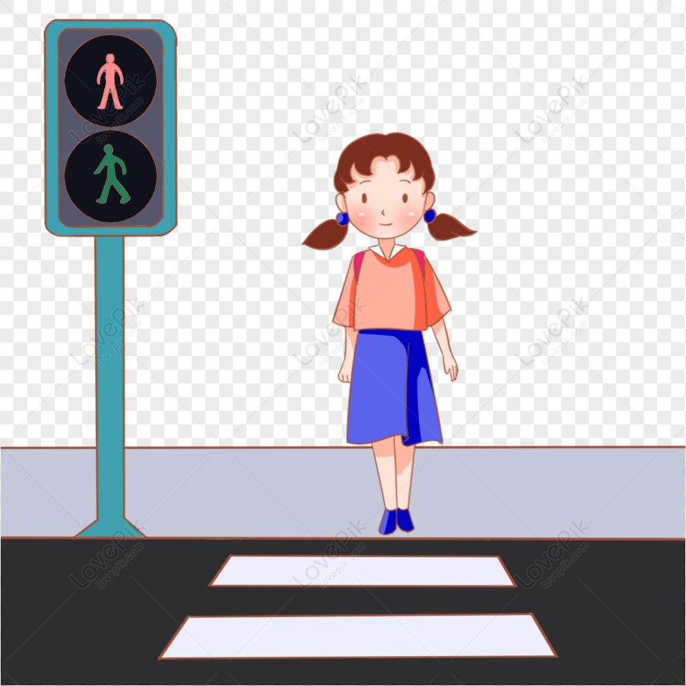 Empty city road. Sidewalk, pedestrian street vector illustration, crossing  roads, city highway and traffic lights. Download … | Road vector, City road,  Road drawing