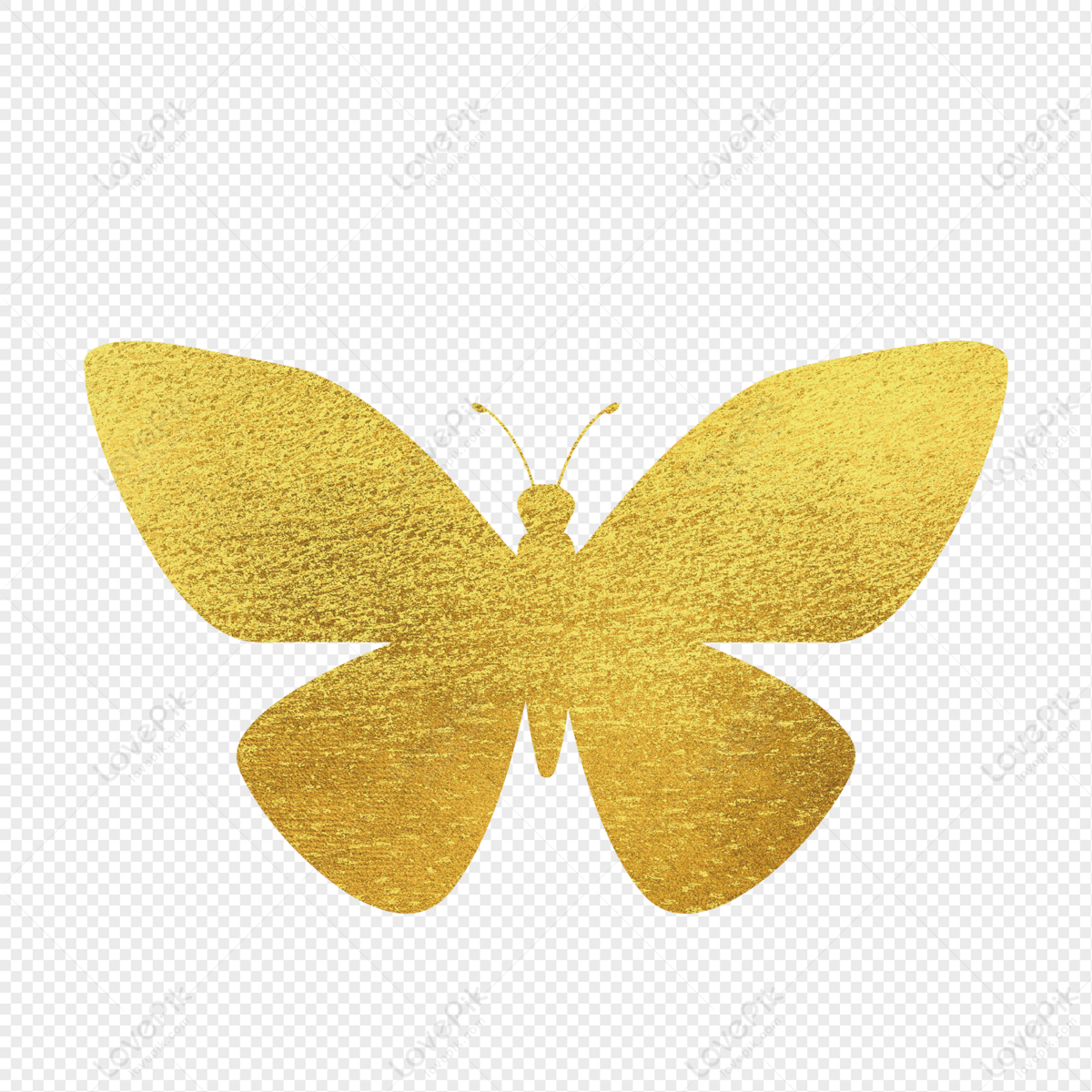 Golden Butterfly Paper Cut Png Image Psd File Free Download Lovepik