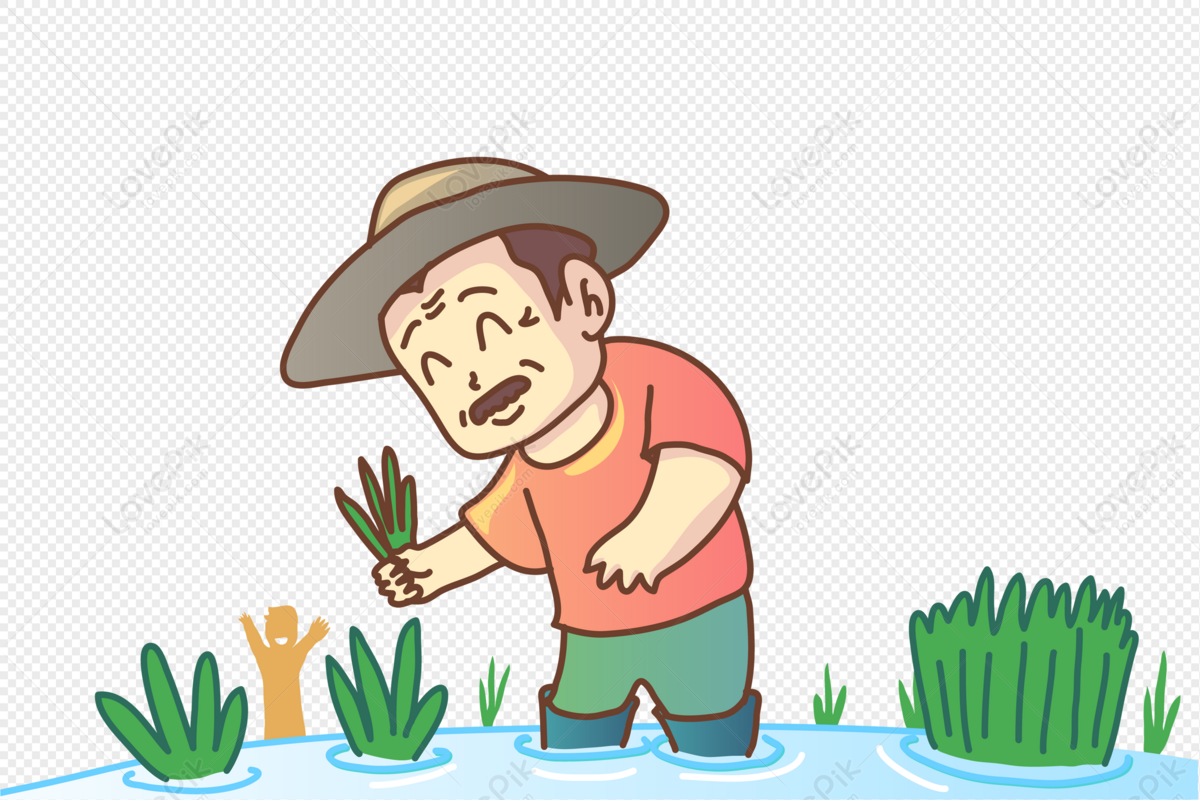 Drawing Draft Farmer Farming Elements PNG Images | PSD Free Download -  Pikbest