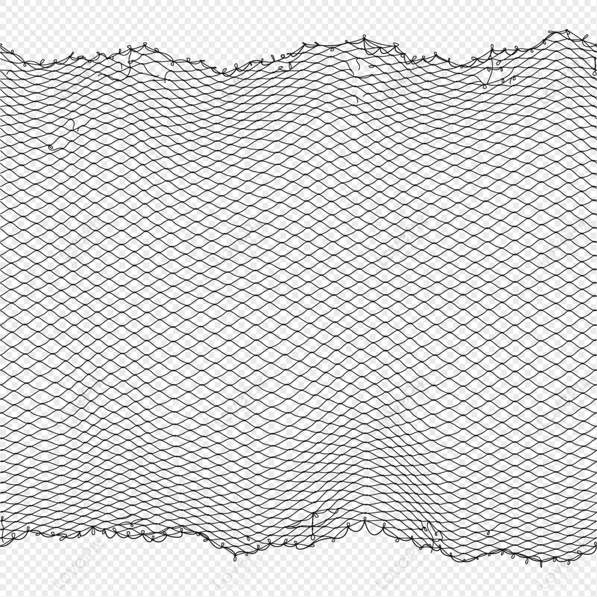 Vector Fishing Net, Weaving, Fish, Net PNG Transparent Background