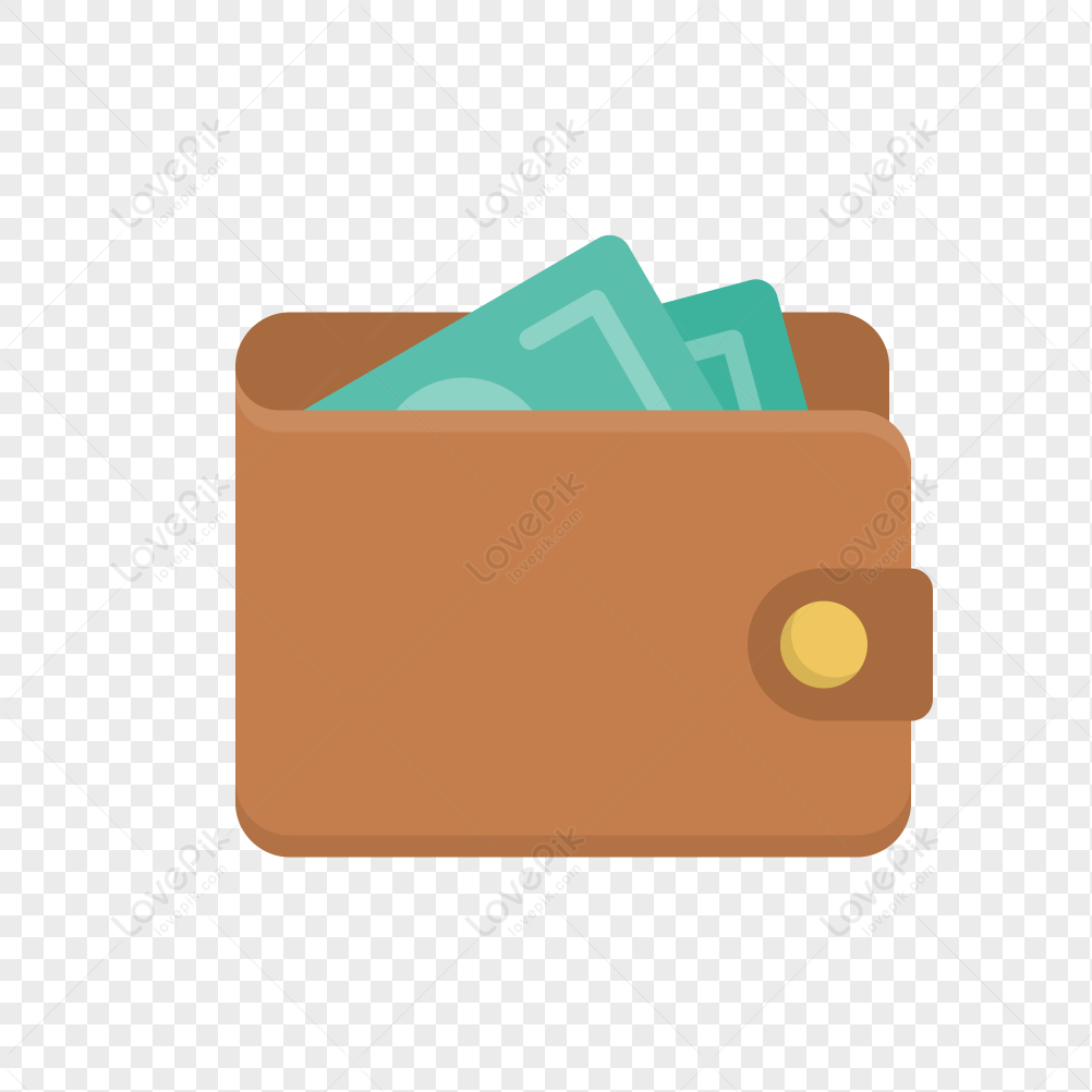 Simple Paintings Clipart Transparent PNG Hd, Hand Painted Wallet Design  Simple Cartoon, Financial, Business, Money PNG Image For Free Download