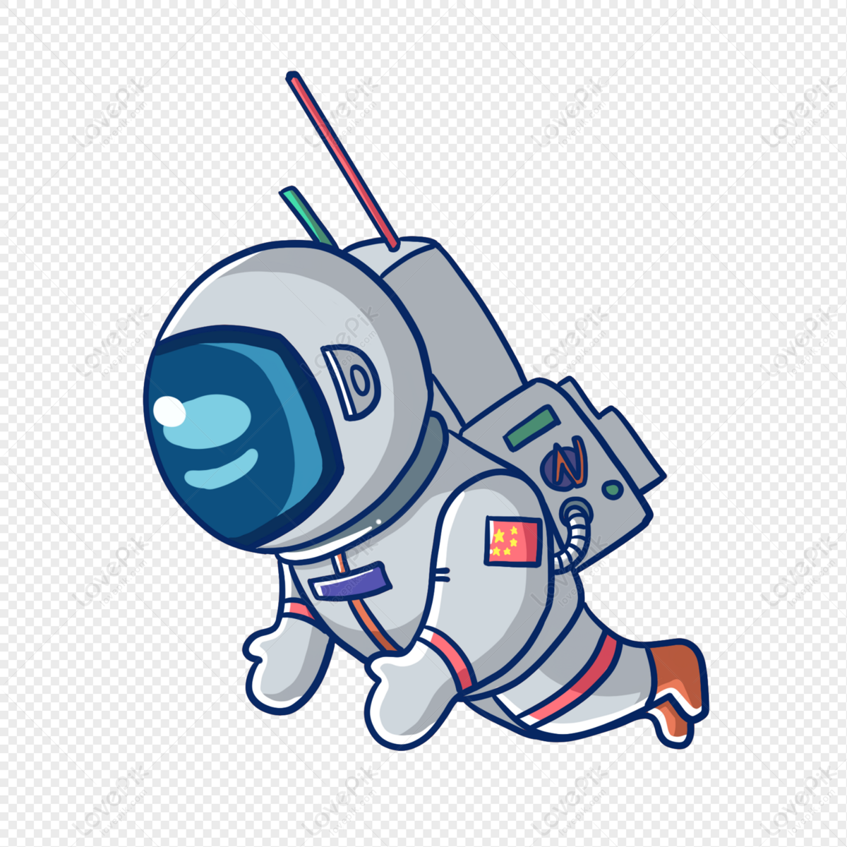 Cute Astronaut Mascot Character Cartoon Round Circle Emblem Logo Vector  Icon Illustration Stock Vector | Adobe Stock