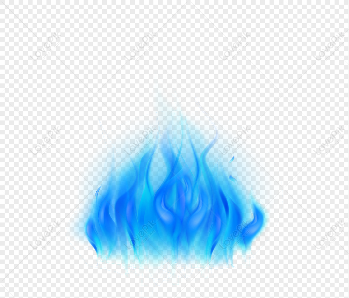Blue Gradient Magic Flame PNG Transparent And Clipart Image For Free  Download - Lovepik | 401517086