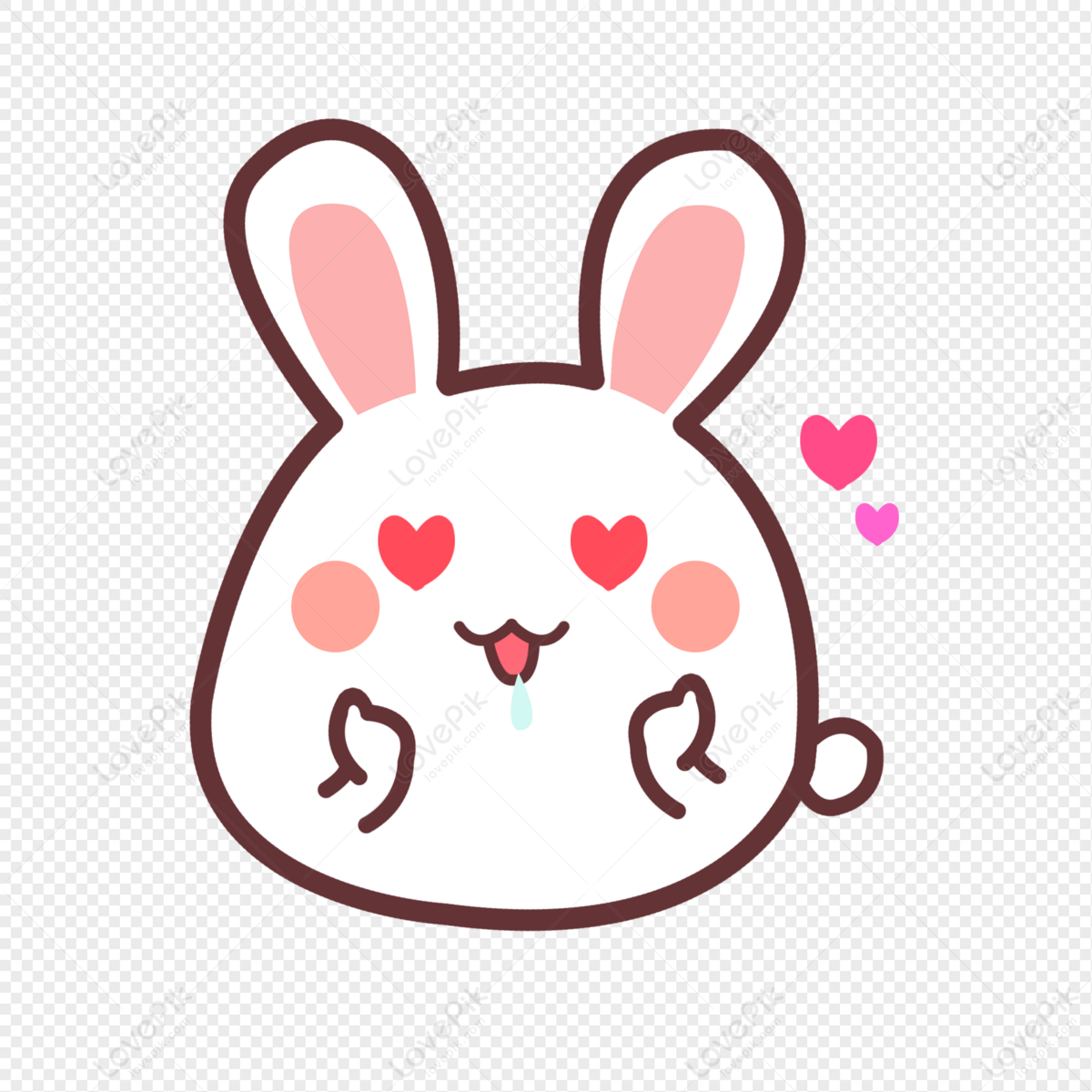 Bunny Coloring PNG Images With Transparent Background | Free Download ...
