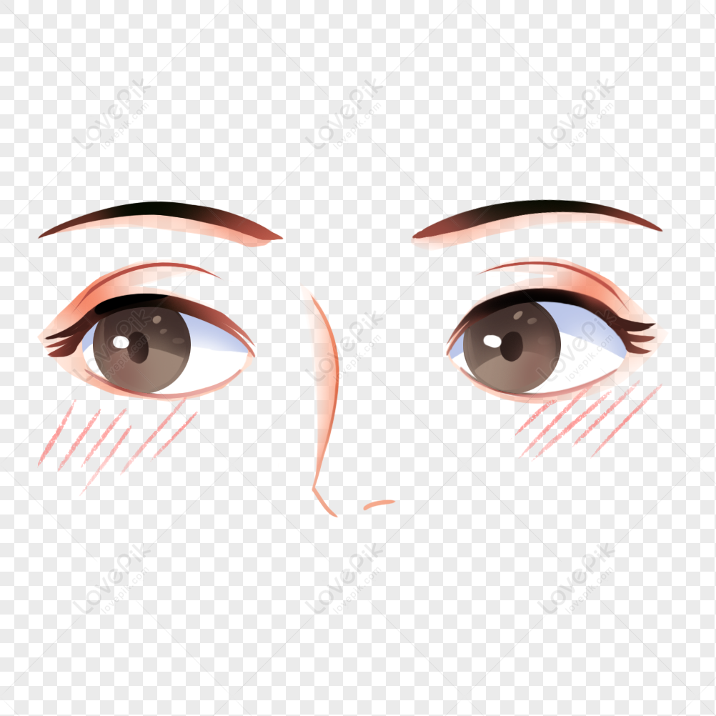 Cute Female Manga Anime Eyes Vector Images (over 1,200)