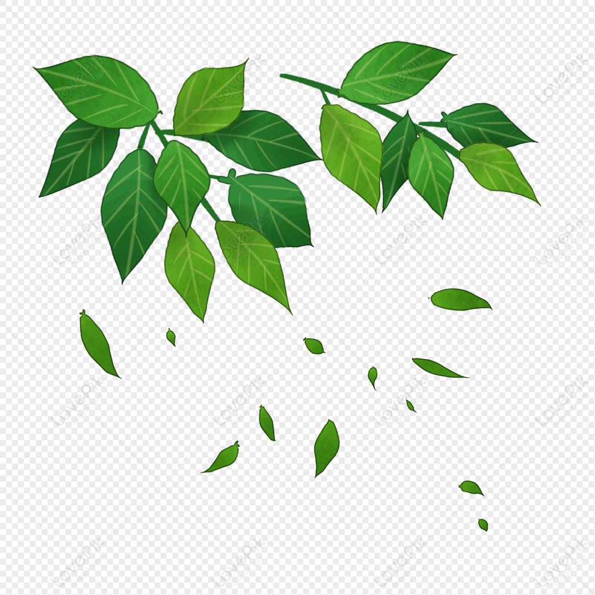 Cartoon Falling Leaves PNG Transparent Image And Clipart Image For Free  Download - Lovepik | 401569757