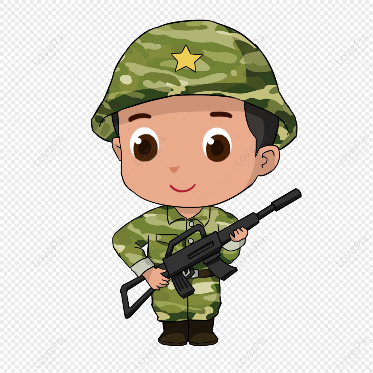Cartoon Military Training PNG Picture And Clipart Image For Free
