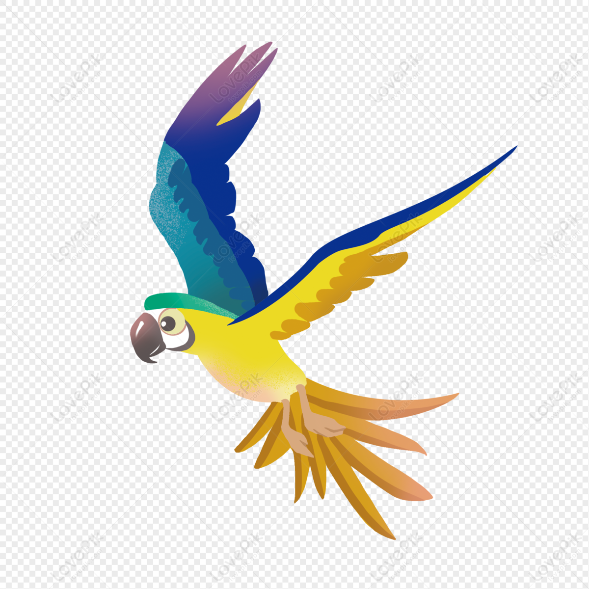 Cartoon Parrot PNG Picture And Clipart Image For Free Download - Lovepik |  401533015