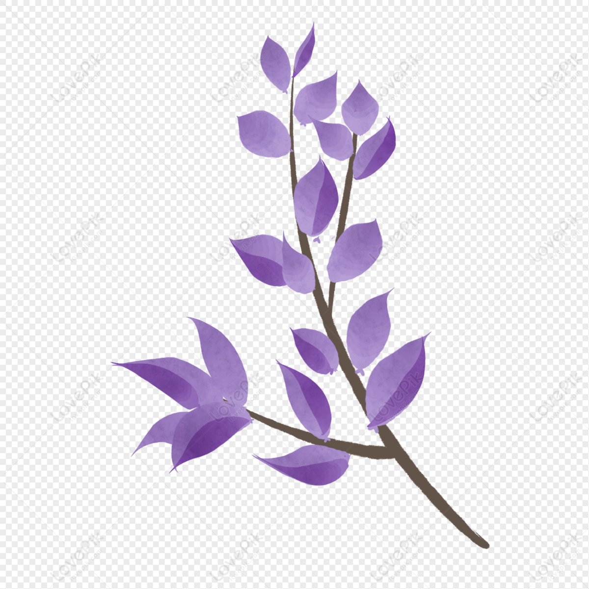 Cartoon Purple Flowers PNG Transparent Background And Clipart Image For  Free Download - Lovepik | 401567530
