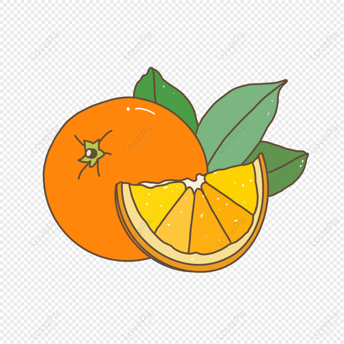 Cute Cartoon Fruit Orange Orange PNG Free Download And Clipart Image For  Free Download - Lovepik | 401529813