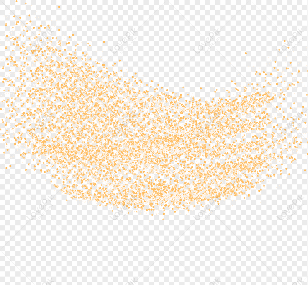 Gold Dust PNG Transparent Images Free Download, Vector Files