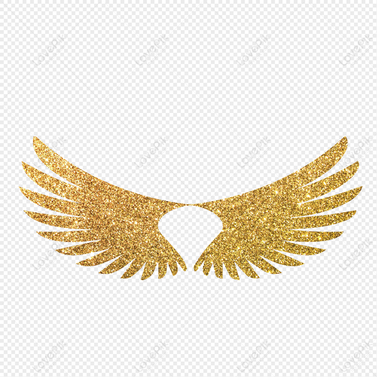 Gold Wings Vector PNG, Vector, PSD, and Clipart With Transparent Background  for Free Download