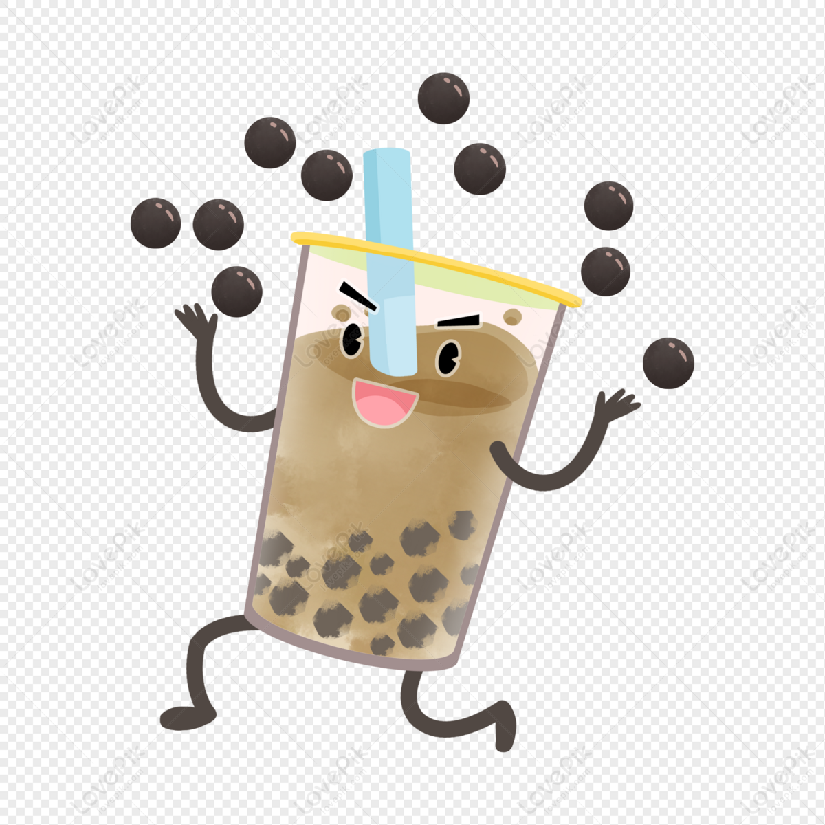 Hand Drawn Cartoon Milk Tea PNG Hd Transparent Image And Clipart Image For  Free Download - Lovepik | 401569624