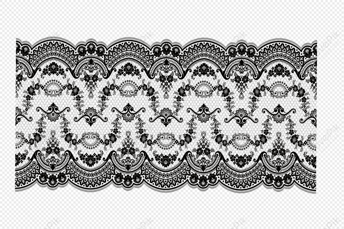 Seamless Lace PNG Transparent Images Free Download
