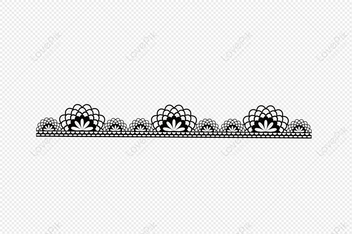 Seamless Lace PNG Transparent Images Free Download, Vector Files