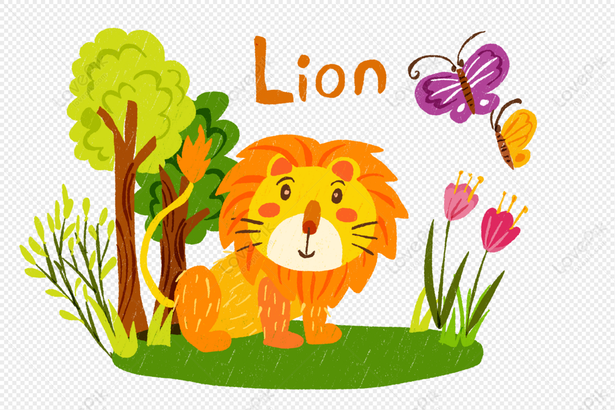 Lion Cartoon PNG Images With Transparent Background | Free Download On  Lovepik