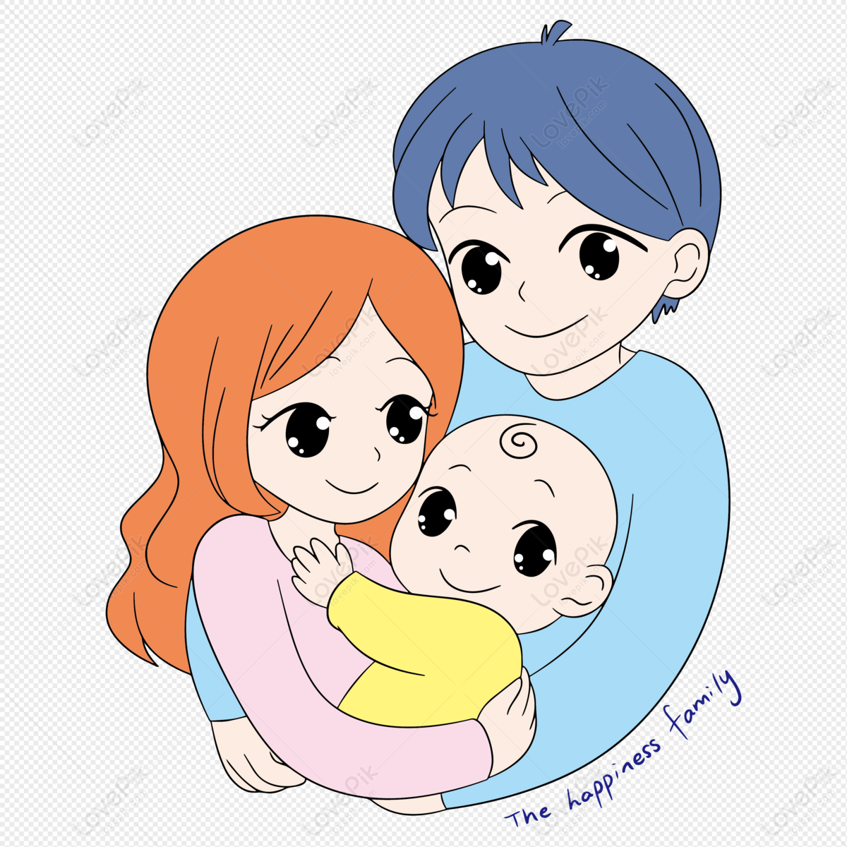 Mother And Baby Feeding A Happy Family Of Three PNG Image And Clipart Image  For Free Download - Lovepik | 401559978