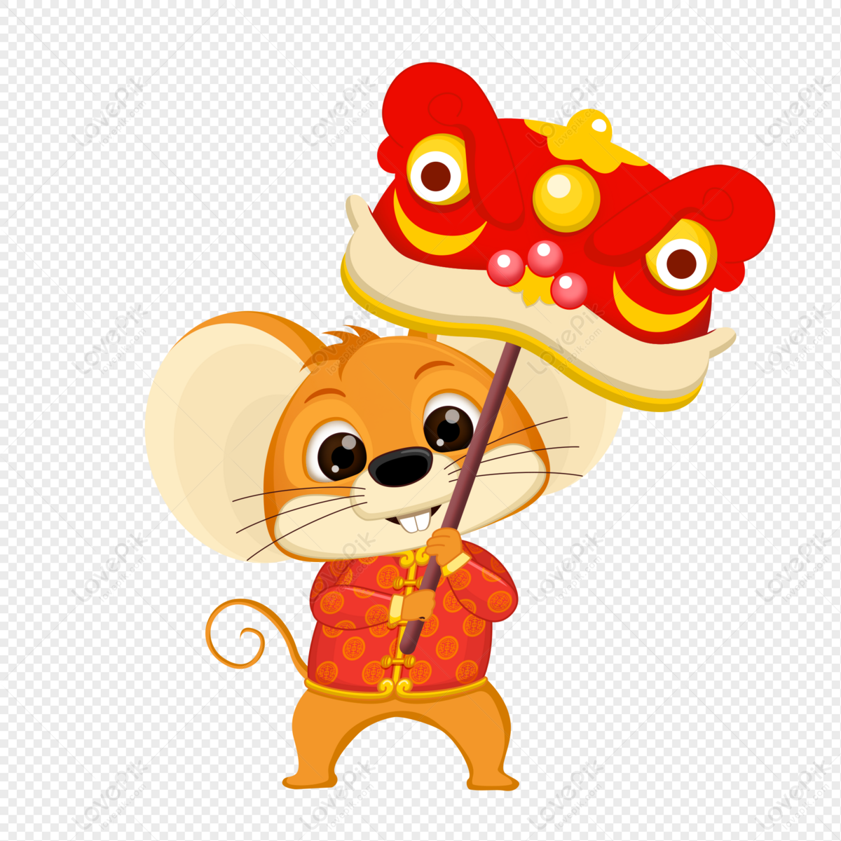Rat Lion Dance PNG Image Free Download And Clipart Image For Free Download  - Lovepik | 401525881