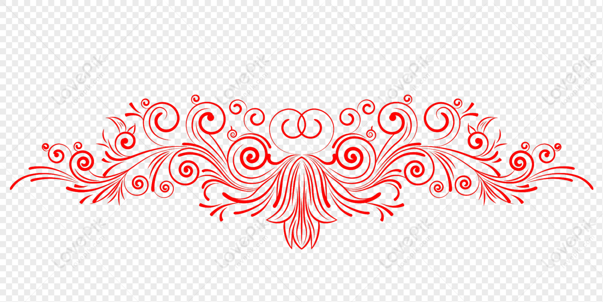Red Decorative Pattern PNG Hd Transparent Image And Clipart Image ...