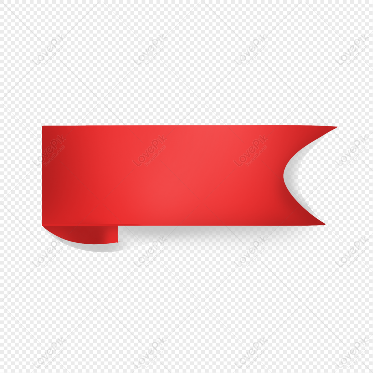 Red Ribbon PNG Transparent Images Free Download, Vector Files
