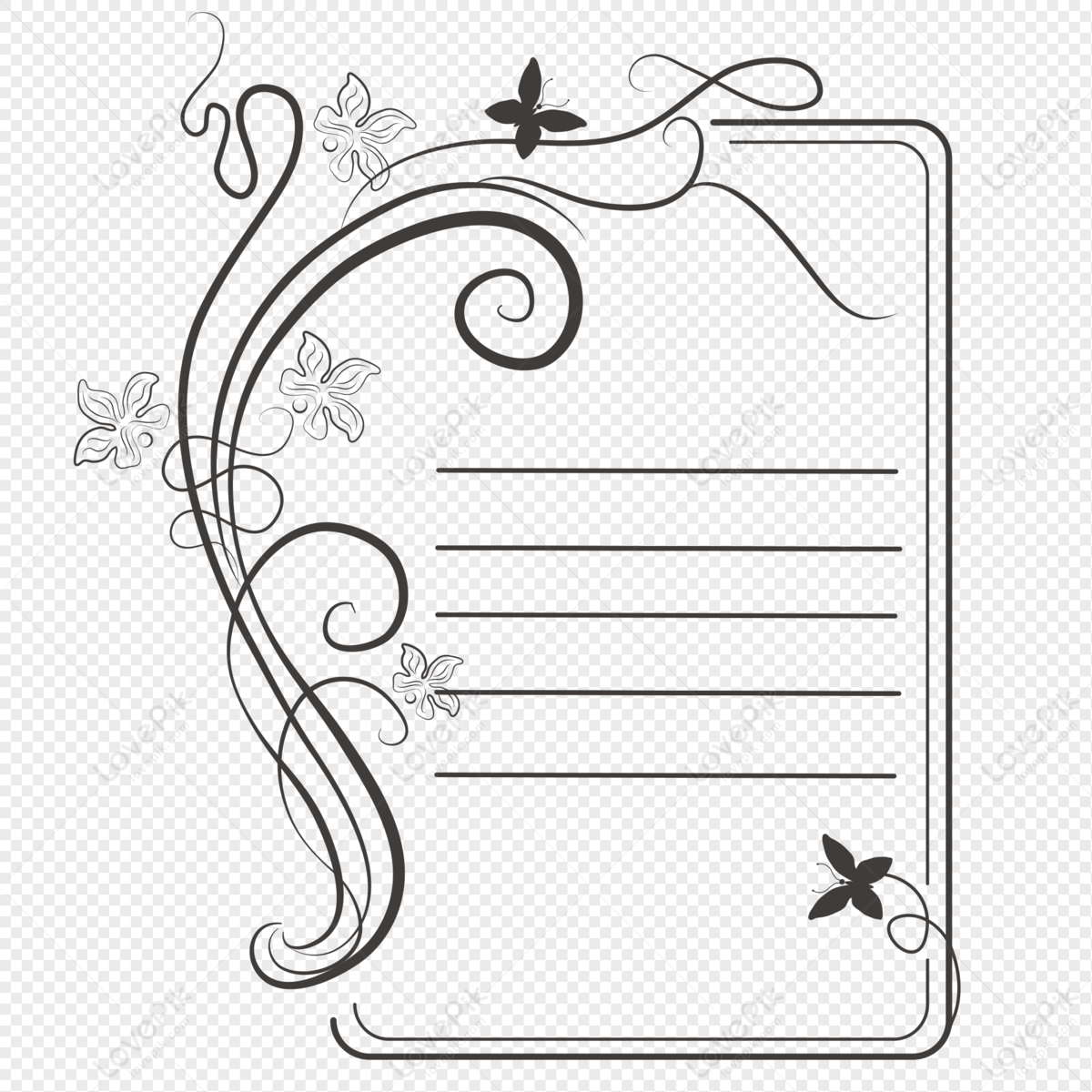 Simple Pattern Border PNG Image Free Download And Clipart Image ...