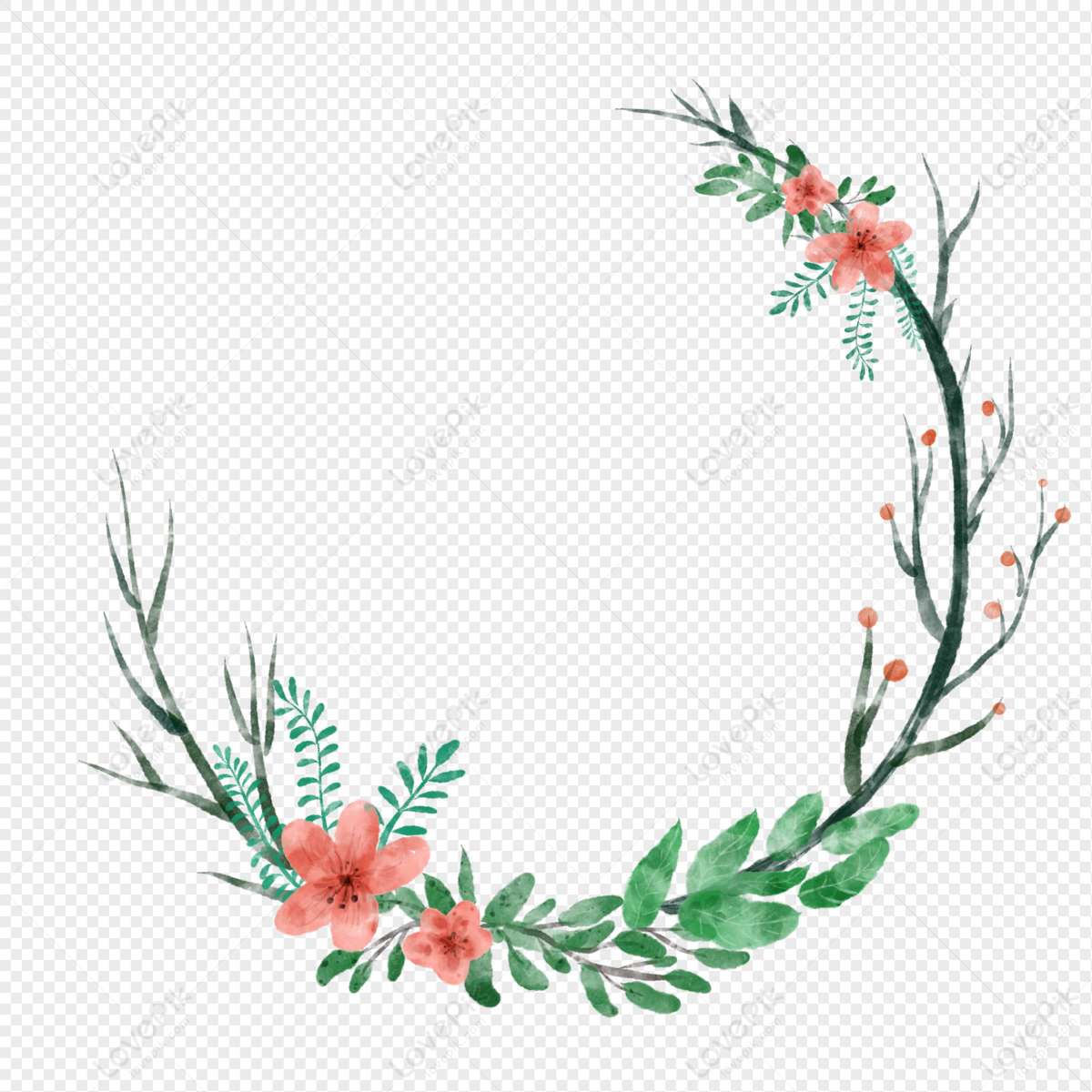 Summer Green Leaf Flowers Border Decoration Background PNG Transparent And  Clipart Image For Free Download - Lovepik | 401535266