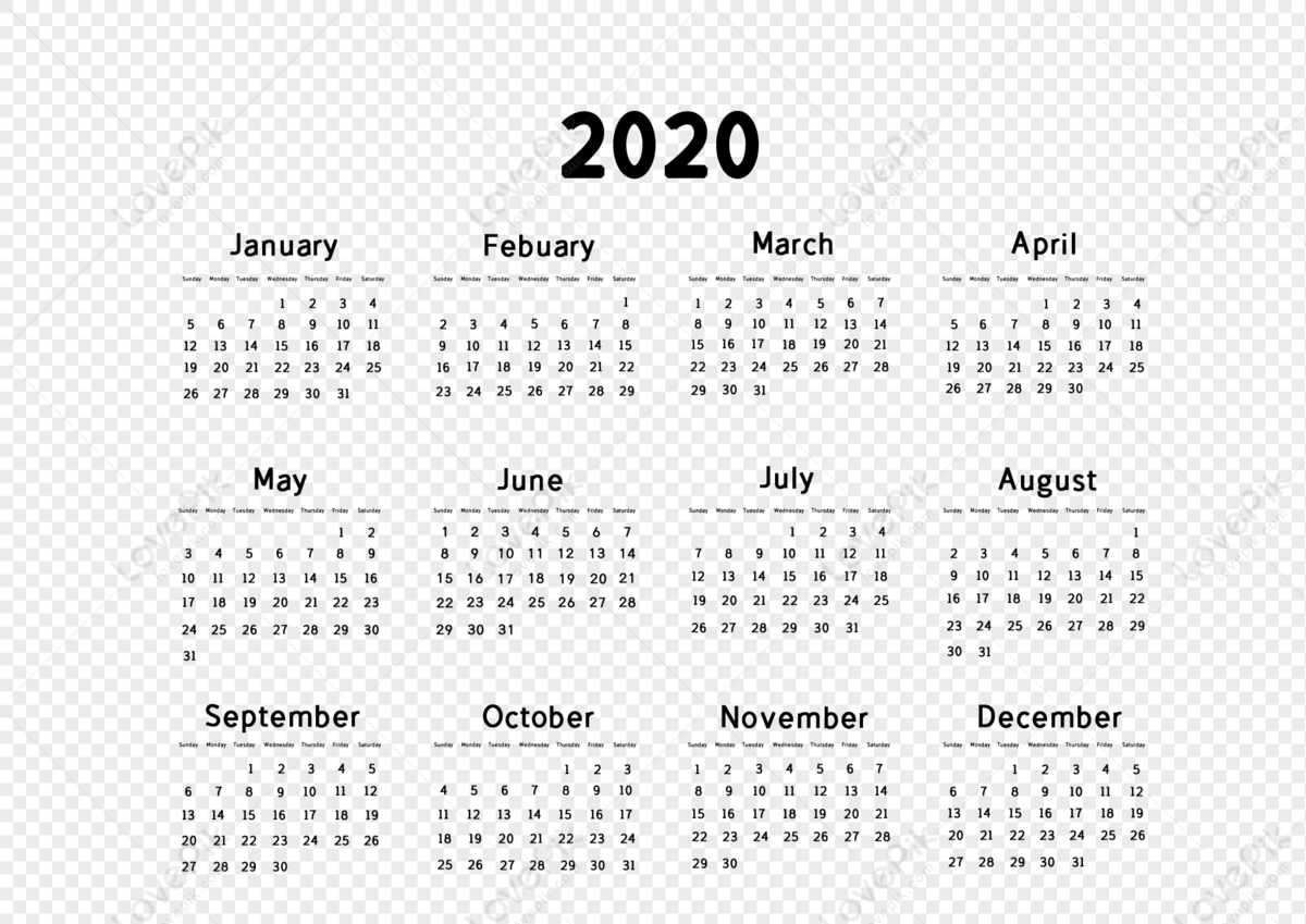 2020-calendar-2020-calendar-calendar-new-year-png-image-free