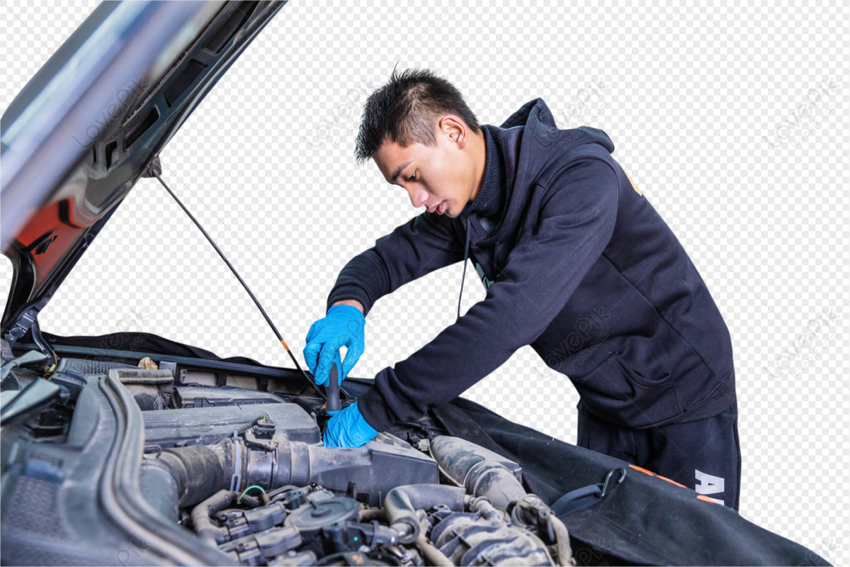 Auto Repair Specialist Repairs The Car Auto Real People Specialist Free PNG And Clipart Image