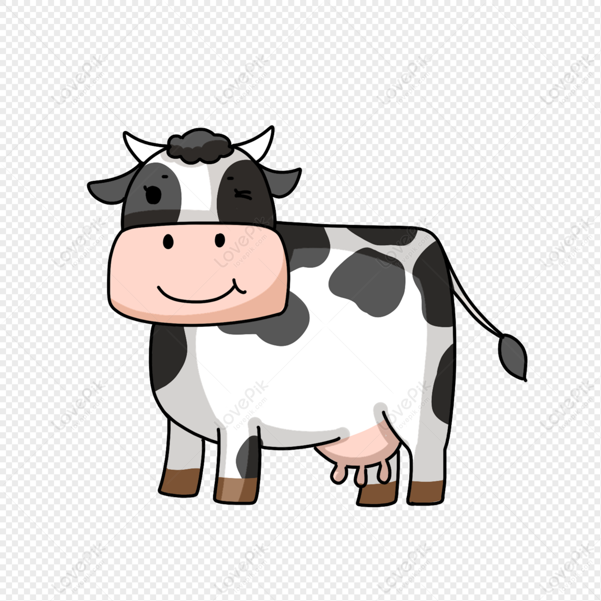 Cartoon Cows PNG Images With Transparent Background | Free Download On  Lovepik