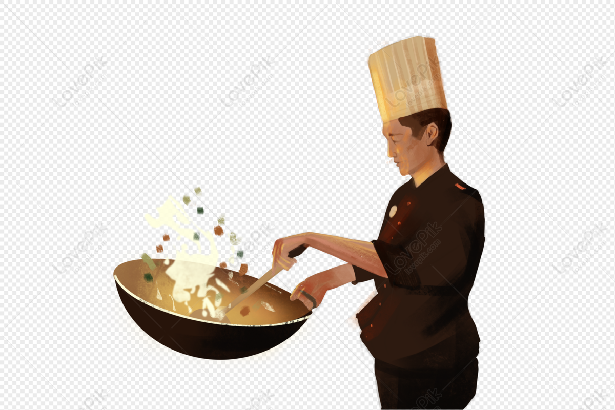 Free Vector  Chef uniform with realistic kitchen objects
