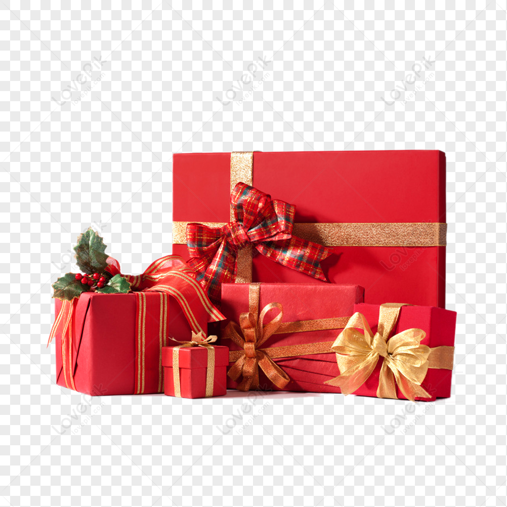 Christmas Decoration Gift Box PNG Transparent Image And Clipart ...