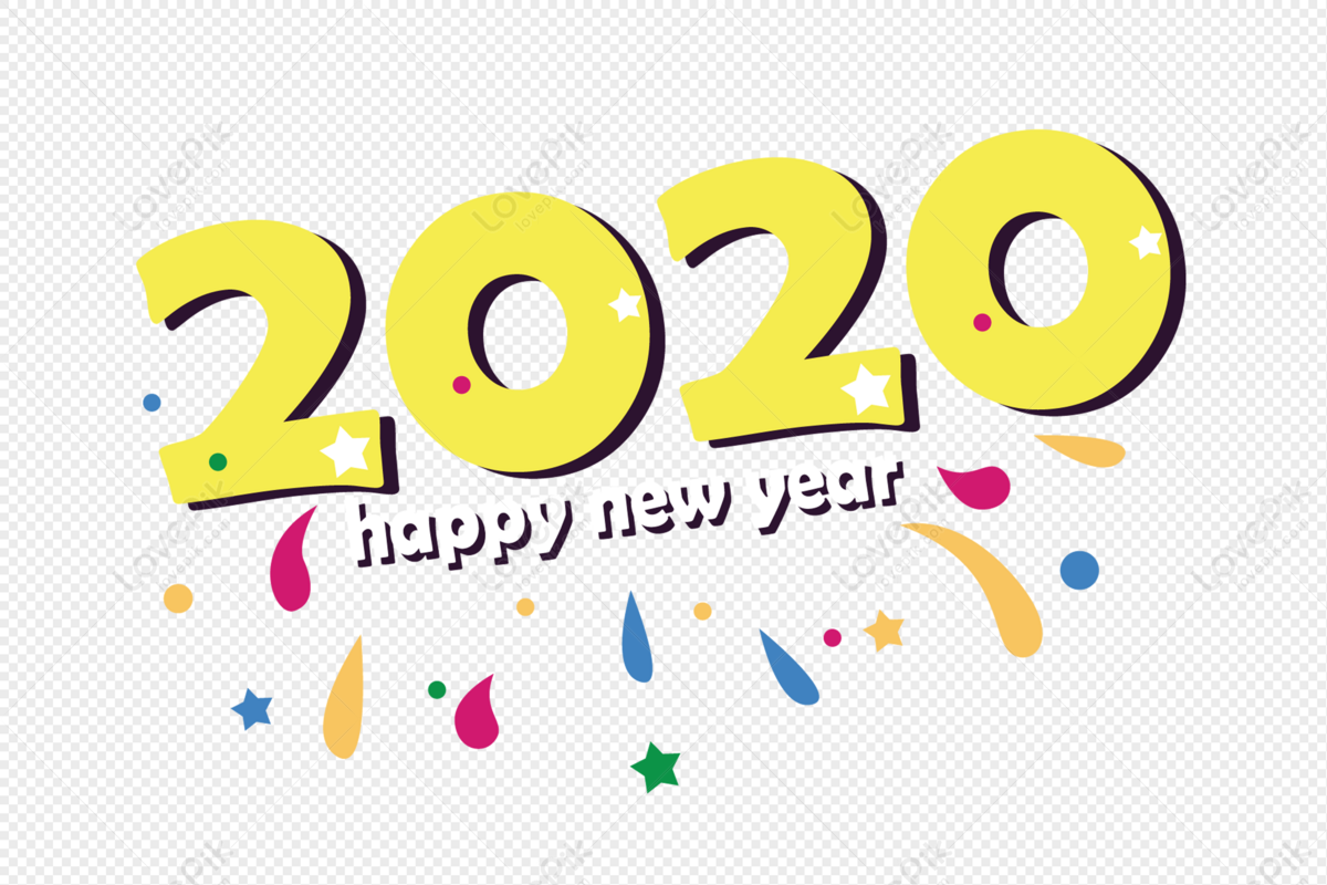 Happy New Year 2020 PNG Transparent Background And Clipart Image ...