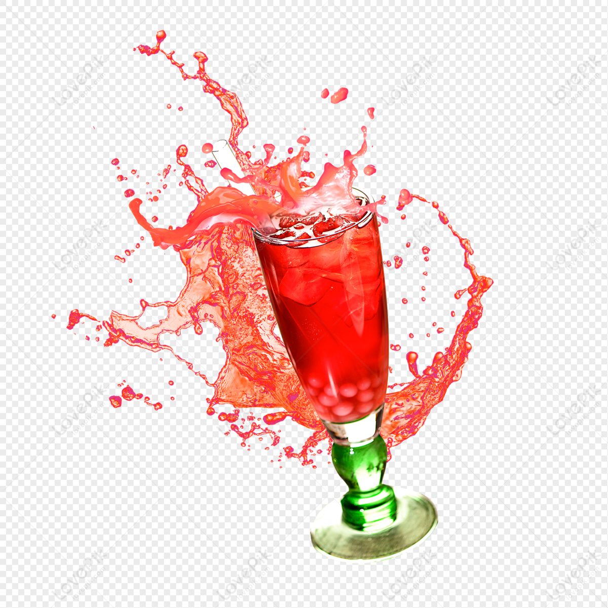 Juice Glass Red PNG Images & PSDs for Download