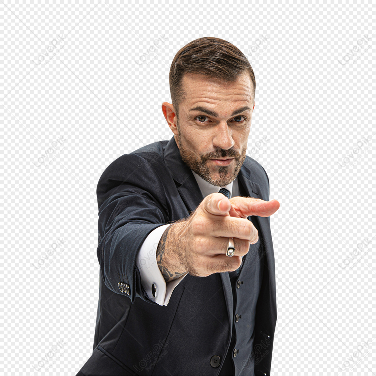 Free Clipart Man Pointing