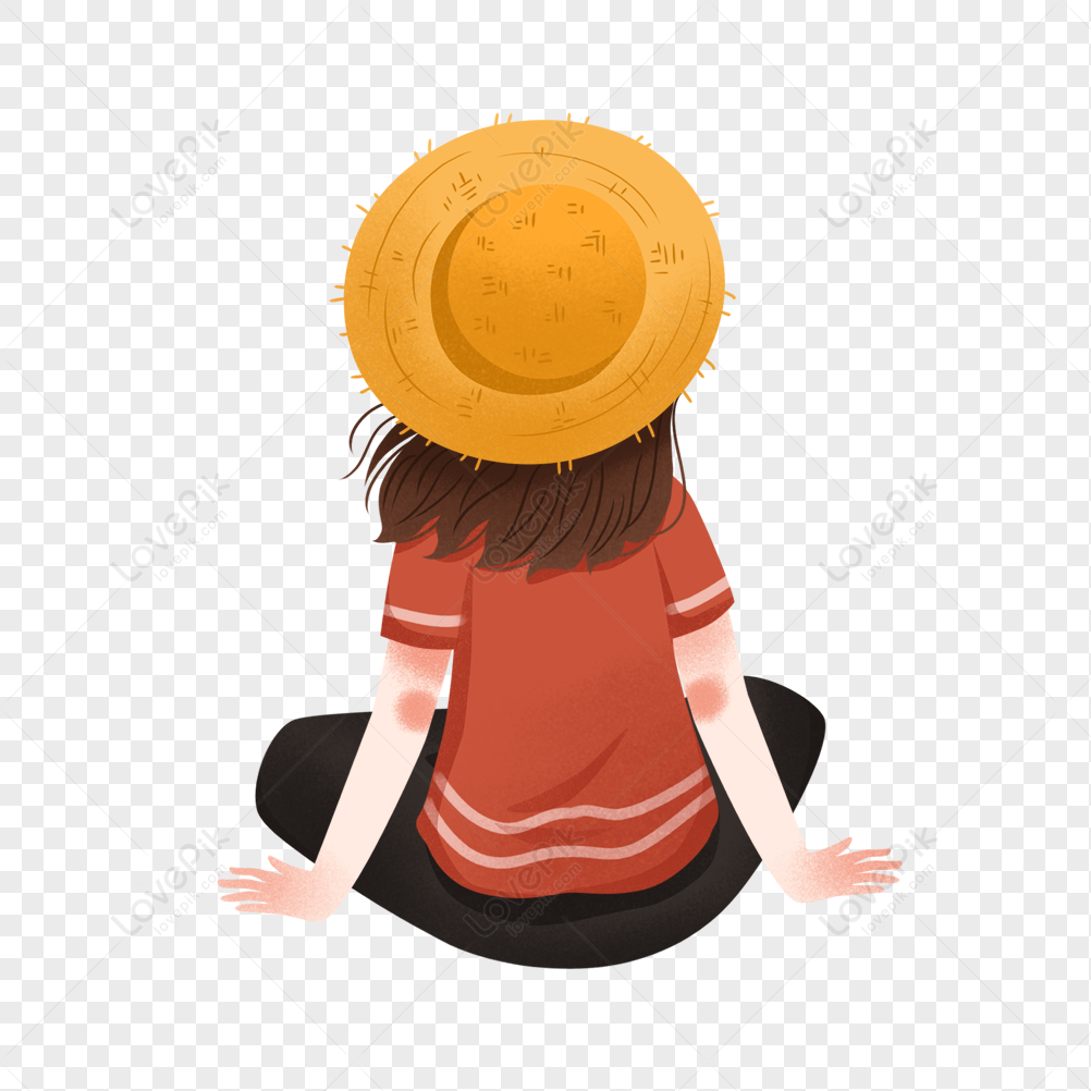 Sitting Girl Back View PNG Transparent Background And Clipart Image For  Free Download - Lovepik | 401629610