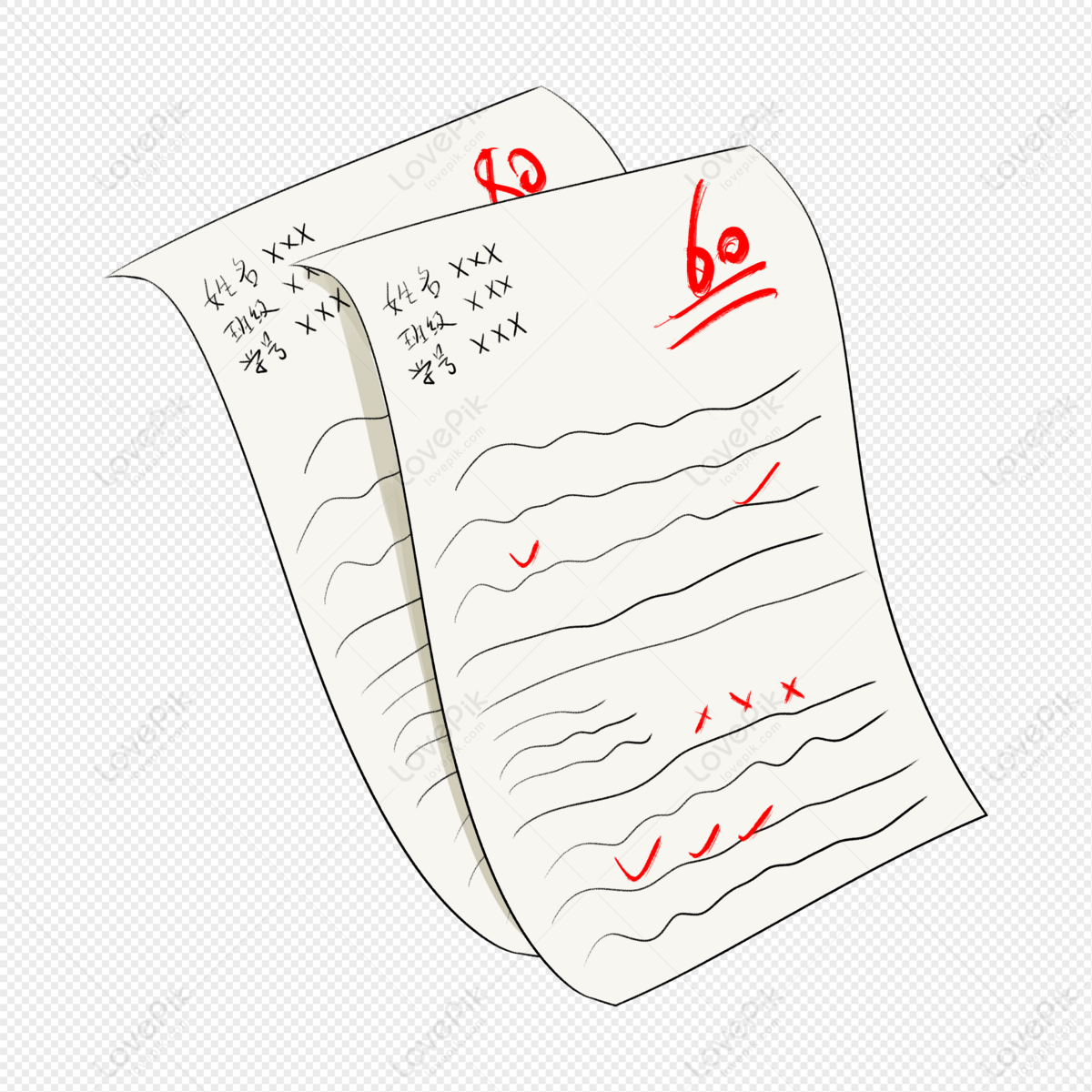 Test Paper PNG Image Free Download And Clipart Image For Free Download -  Lovepik | 401748501