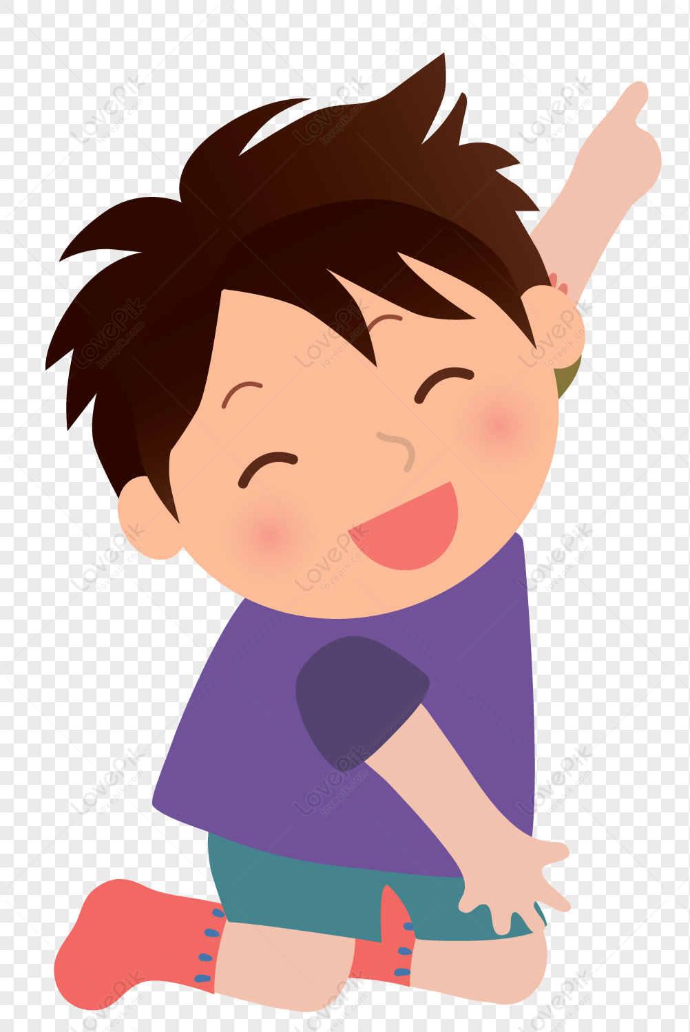 clipart kneeling